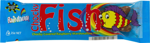 Rainbow Chocolate Fish Individually Wrapped 25g Box 50