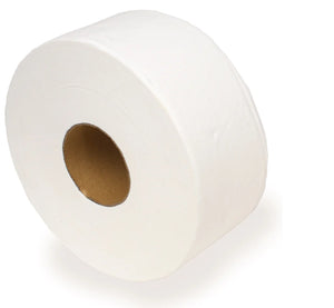 Pacific Deluxe Jumbo Toilet Tissue 2 Ply White 300 meters per Roll DJ2 Carton of 8