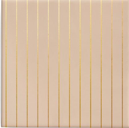 pinstripe beige & gold on  gloss