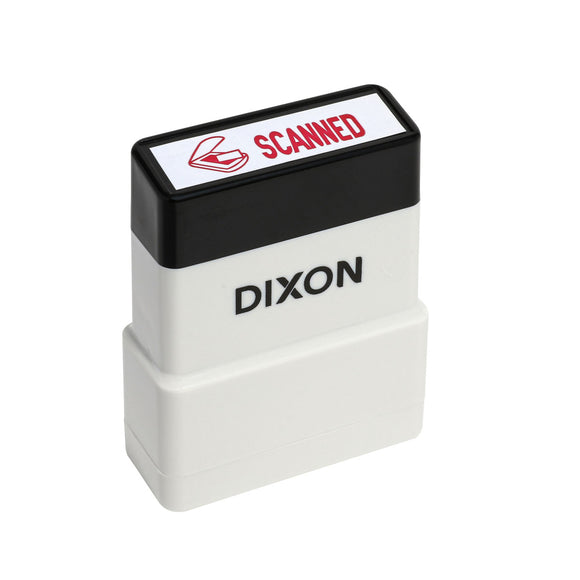 Dixon Stamp SCANNED Red Pre Inked
