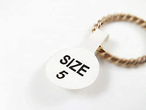 WRITE 5  Jewellery Tags  WHITE  1000