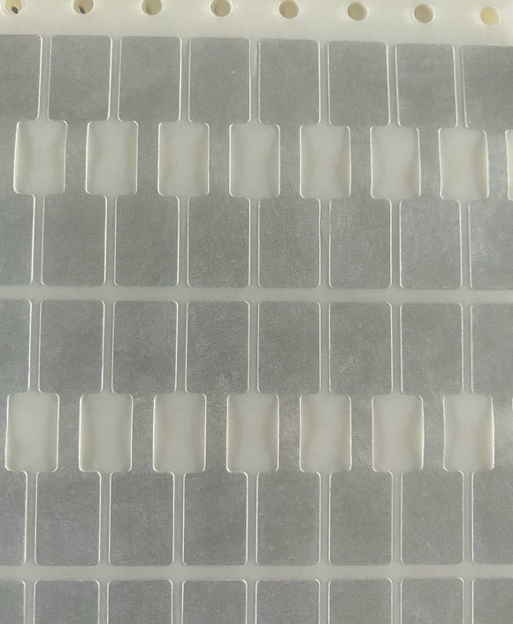WRITE 10  SILVER Jewellery Tags Dumbells  1000