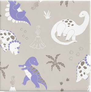 60cm dinos taupe purple