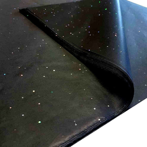 Black Gem Stone Tissue Paper