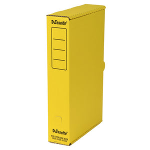 Esselte Storage Box Foolscap Yellow