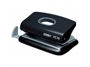 Rapid 2 Hole Punch FC 10 10 Sheet Black