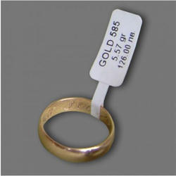 WRITE 10  Jewellery Tags Dumbells  White  1000