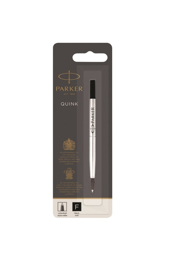 Parker Rollerball Refill Black Fine 0.7mm