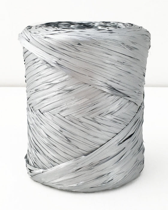 Poly Raffia 5mm X 200mtrs Silver