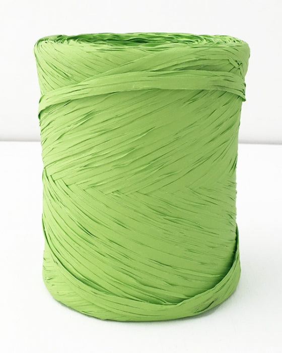 Poly Raffia 5mm X 200mtrs Light Lime