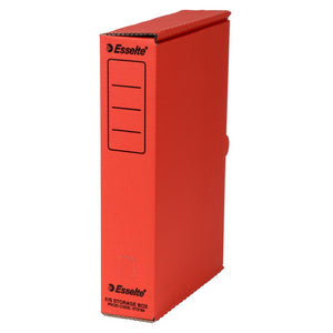 Esselte Storage Box Foolscap Red