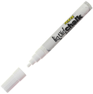 Texta Liquid Chalk Marker Dry-Wipe Bullet Tip 4.5mm White