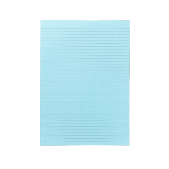 Topless Writing Pad A4 Ruled Blue  50 Leaf