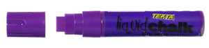 Texta Liquid Chalk Marker Dry-Wipe Jumbo Chisel Tip 15.0mm Purple