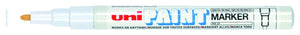 Uni Paint Marker 1.2mm Bullet Tip White PX-21
